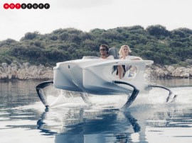 Silently waft across the wet stuff on Quadrofoil’s innovative electric watercraft