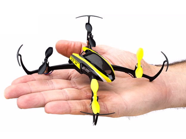 This motion-controlled quadrotor swarm is terrifyingly amazing