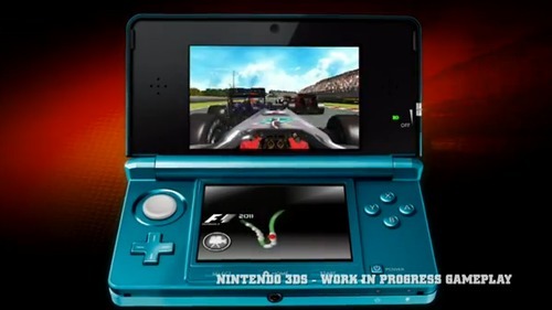 Nintendo 3DS gets F1 2011
