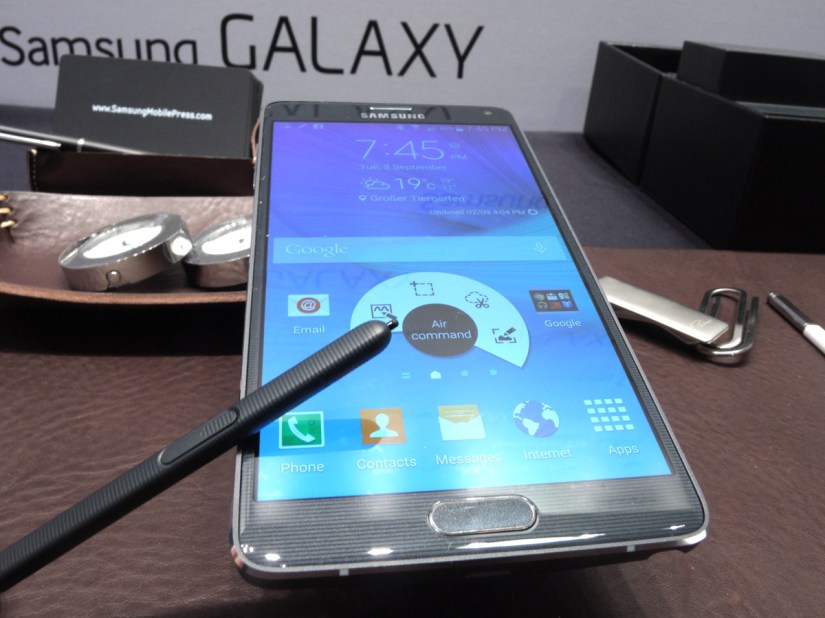 Samsung Galaxy Note 4’s UK release delayed by a week