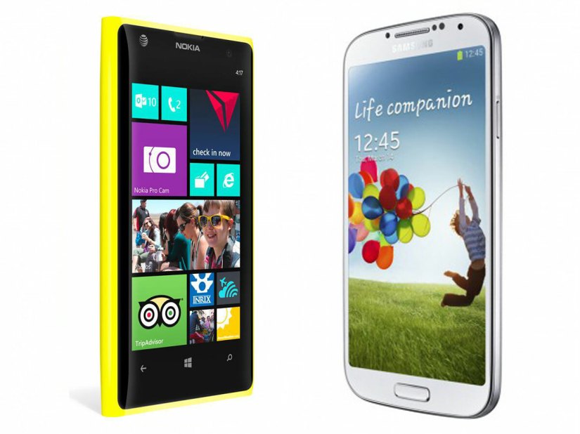 Nokia Lumia 1020 vs Samsung Galaxy S4