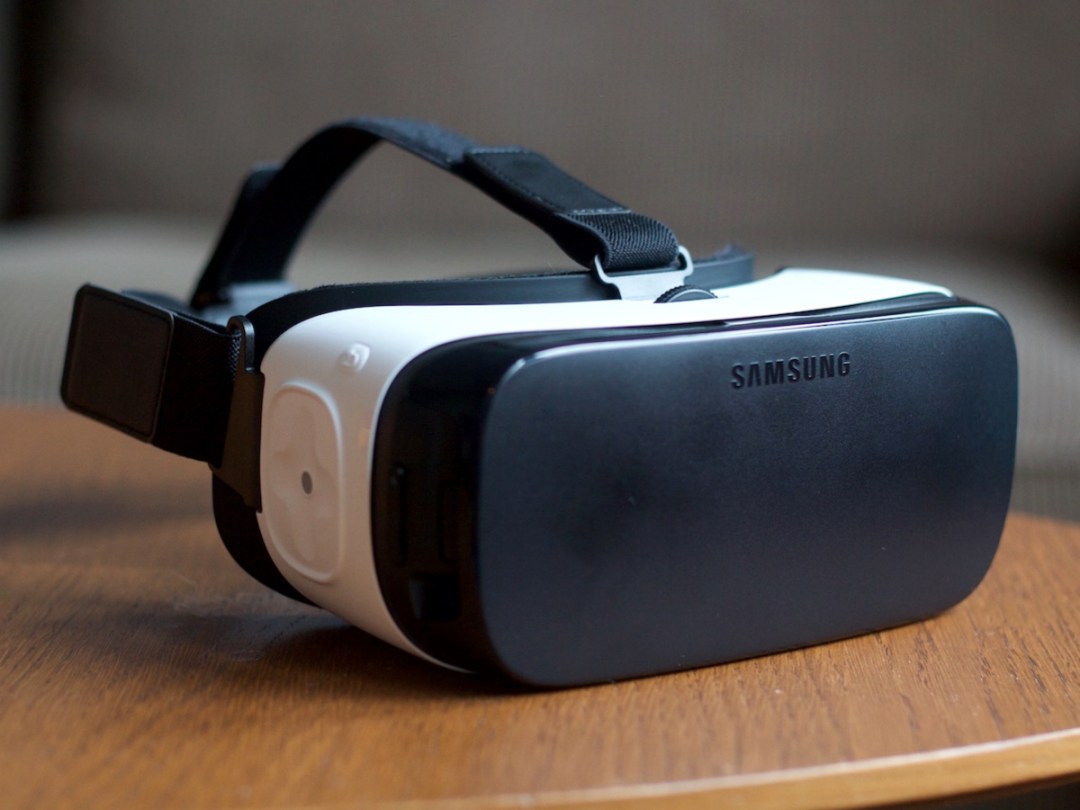 Samsung Gear VR headset on a table