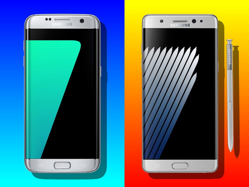 Samsung Galaxy Note 7 vs Galaxy S7 Edge