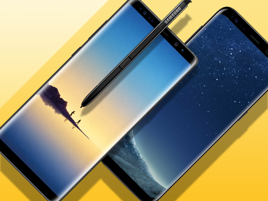 Samsung Note 8 versus Samsung Galaxy S8 intro graphic