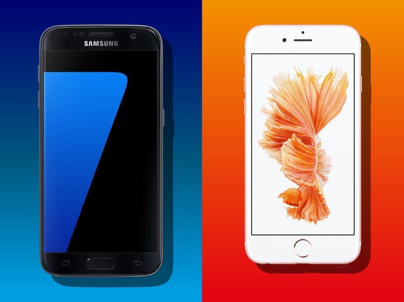 Samsung Galaxy S7 vs Apple iPhone 6s: the weigh in