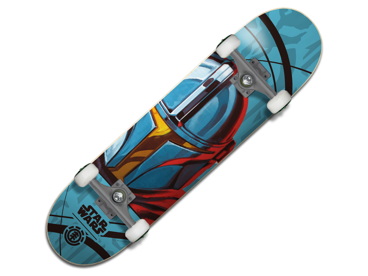 STAR WARS X ELEMENT 7.75in MANDO SKATEBOARD (£90)