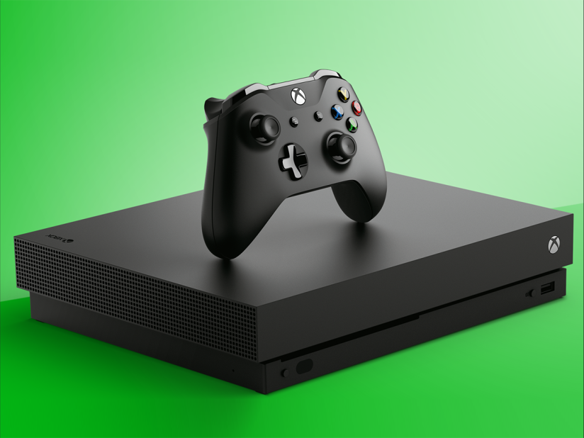 So you just got a… Microsoft Xbox One X