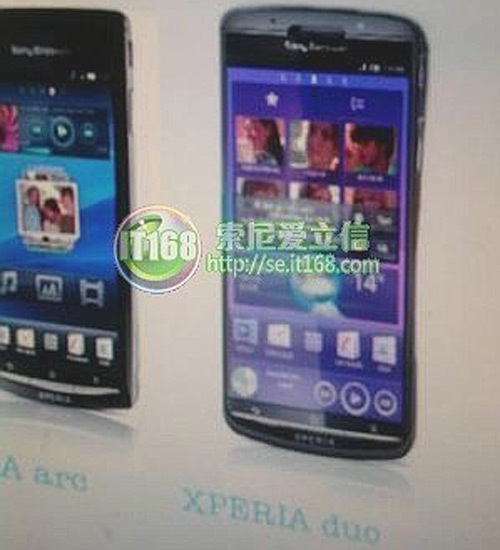 Sony Ericsson Xperia Duo leak