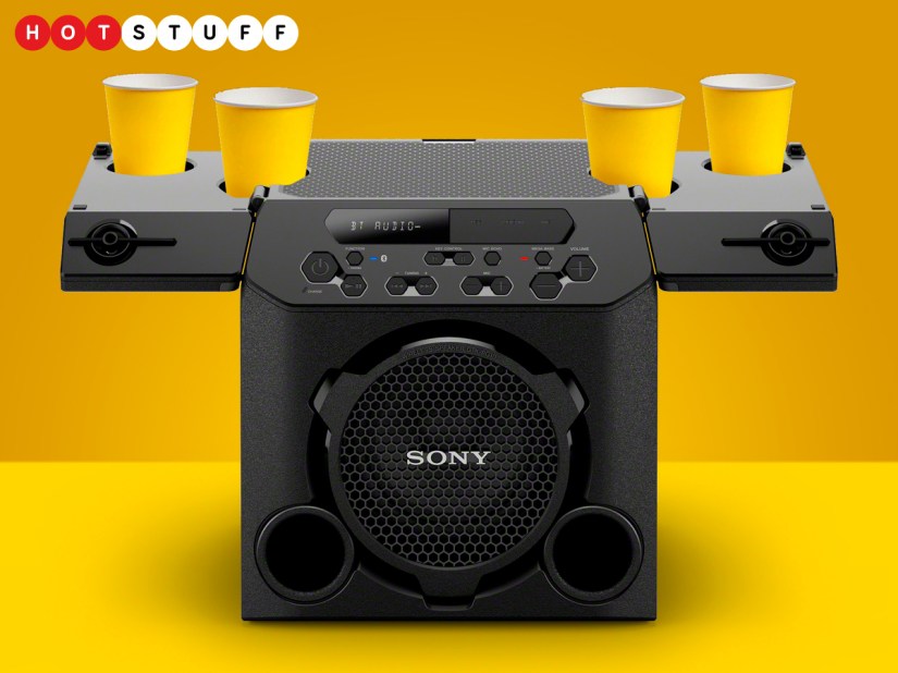 Sony’s tune-pumping, drinks-holding GTK-PG10 speaker gets any party started
