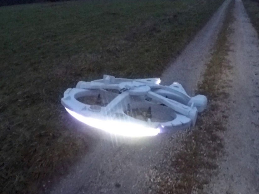 The custom Star Wars Millennium Falcon drone is expectedly amazing