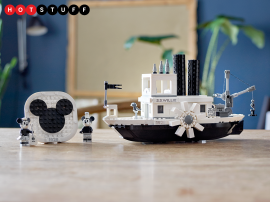 Lego celebrates 90th anniversary of Mickey Mouse with iconic Steamboat Willie build