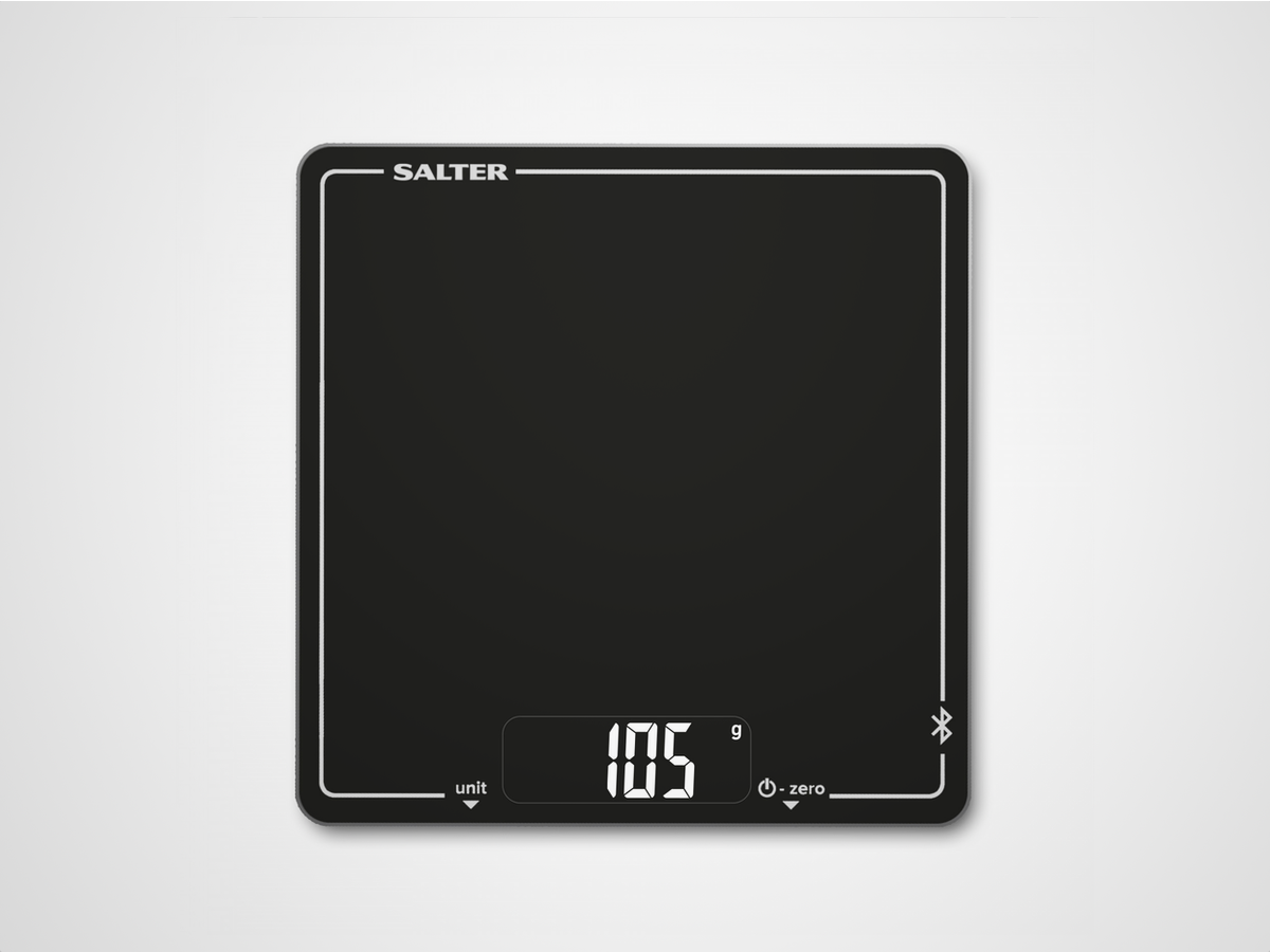 The well-equipped weigher: Salter Cook Bluetooth Digital Kitchen Scale (£30)