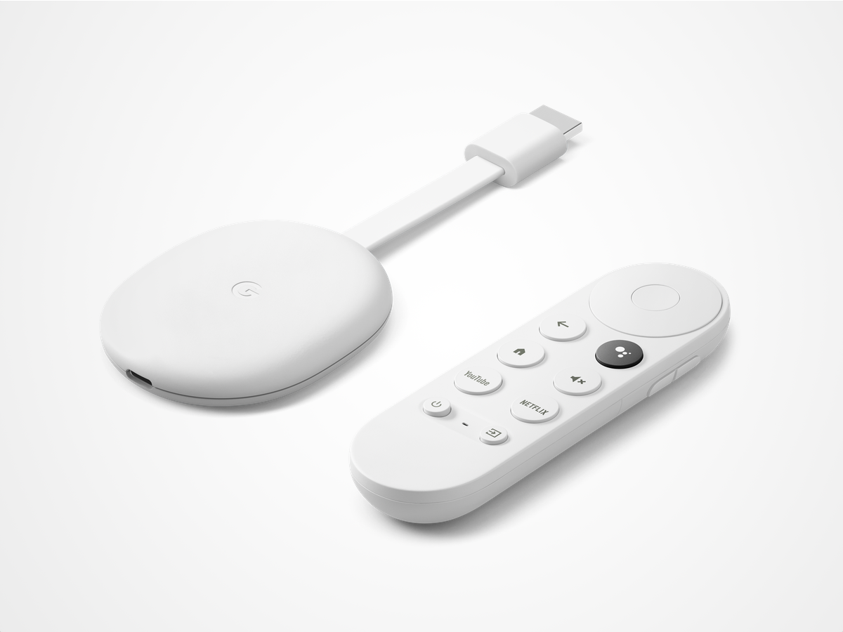 Best 4K streaming dongle: Chromecast with Google TV (£60)