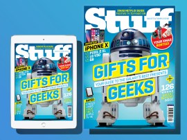 28-page Christmas Gift Guide supplement, plus superphone supertest & our favourite Star Wars gadgets in Stuff’s January magazine – out now!