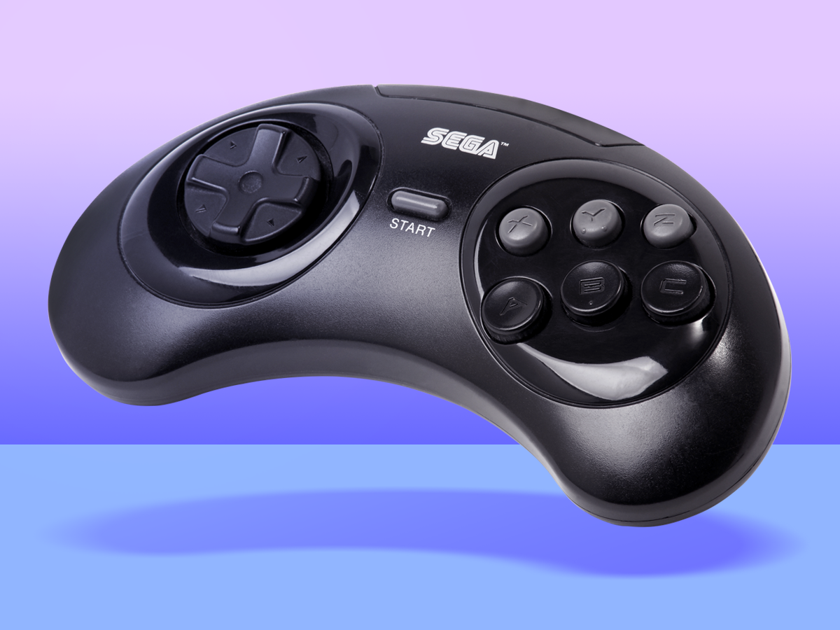 4) Sega Mega Drive six-button controller (1993)