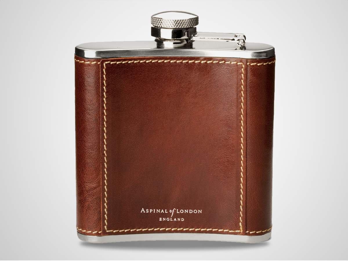 The tanned can: Aspinal of London Classic 5oz Leather (£49)