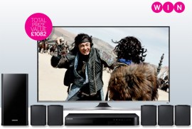 Win a 55in Samsung smart TV and home entertainment system, with Dragon Blade