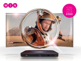 Win! 12 months of Sky Q with Ultra HD plus a 43 inch LG 4K TV