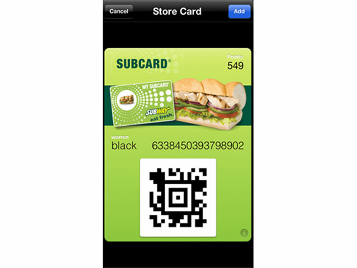 Subway passbook support in UK