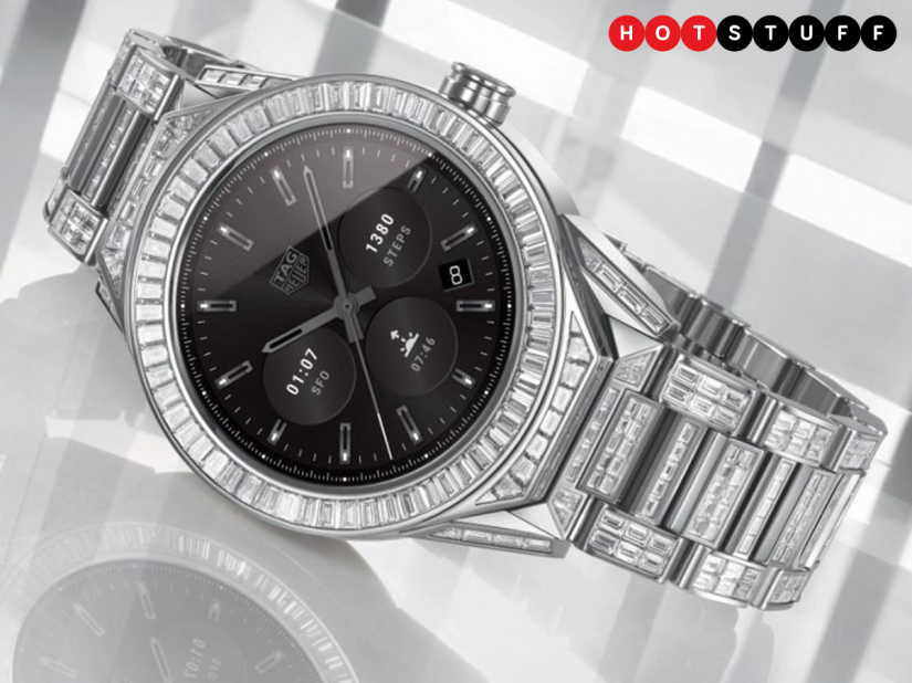 Tag Heuer added a modest 589 diamonds to its Connected Modular 45 smartwatch