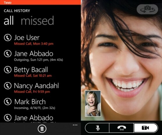 Tango video calling app arrives on Windows Phone