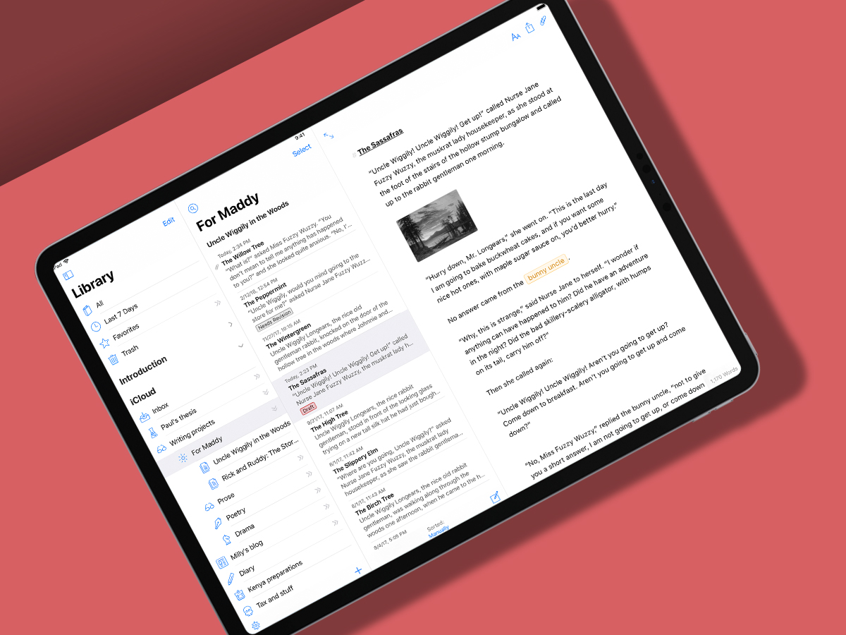 Ulysses: best short-form iPhone/iPad writing app