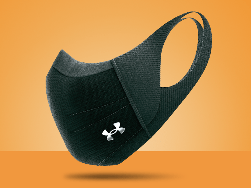 Under Armour’s Sportsmask is a filtering face mask for fitness fanatics