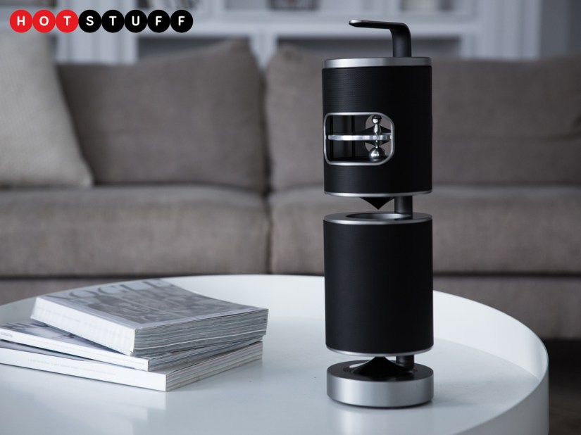 UPstage 360 is a premium hi-res smart speaker that wants to envelop you in its 360-degree soundstage