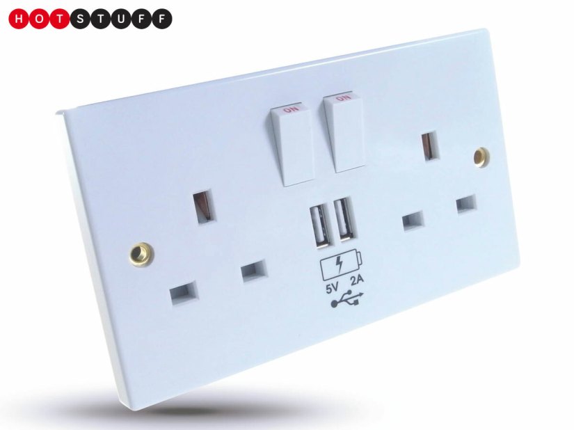 Rejoice: the USB wall socket is here