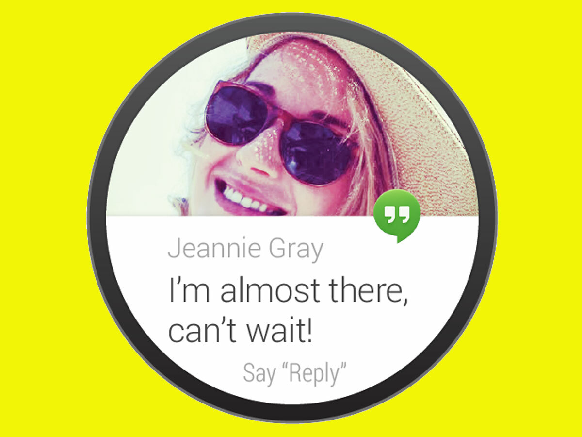 Android Wear voice reply
