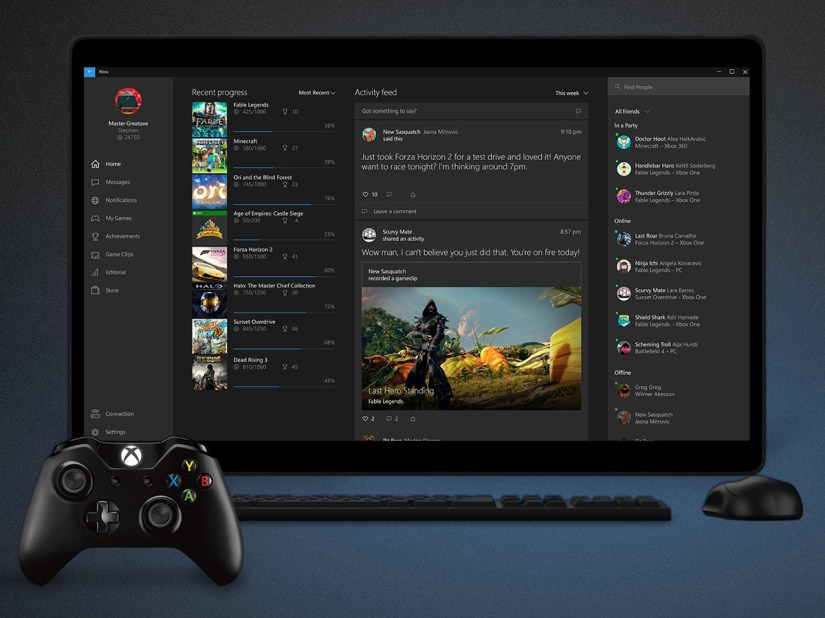 PC gaming, upgraded: Windows 10 includes streaming games from Xbox One, DVR functionality, and cross-platform play