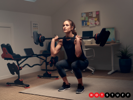 The Bowflex Selecttech 2080 Barbell does some of the heavy lifting so you don’t have to