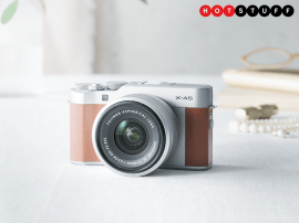 Snap world-beating selfies with Fujifilm’s retro-styled X-A5