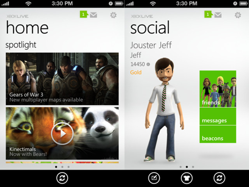 My Xbox LIVE app comes to iPhone and iPad