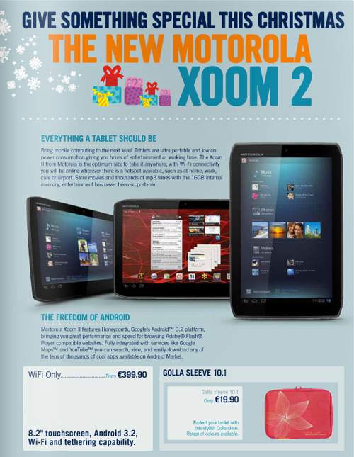 Xoom 2 coming for Christmas