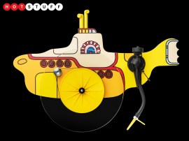 The Beatles Yellow Submarine turntable is exactly what you’d expect. Also: bonkers