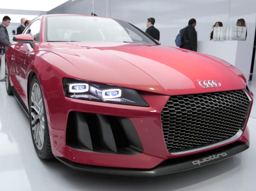 Video preview: Audi Sport Quattro Laserlight – futuristic, laser-equipped headlights impress at CES