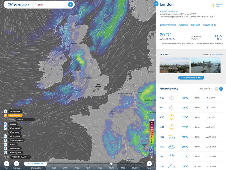 VENTUSKY: WEATHER MAPPER