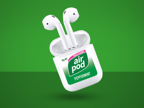 12) HIDE THEM FROM PRYING EYES: AIRPODS DENTAL FLOSS AND GUM STICKERS