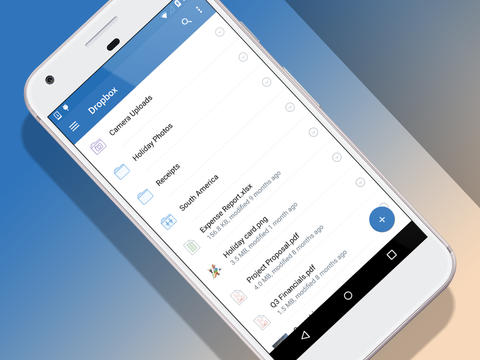 DROPBOX: Cloud and storage app on Android