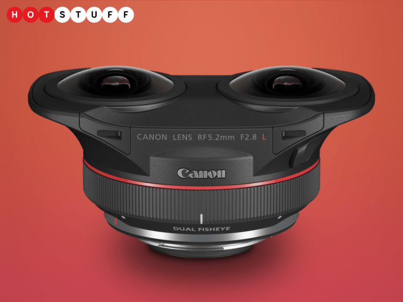 Canon’s funky fisheye lens lets you shoot 3D VR content with an EOS R5 mirrorless camera