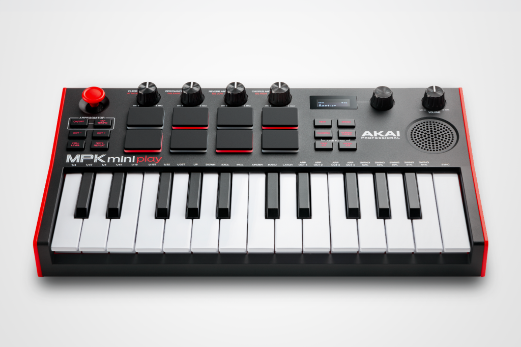Christmas Music Gift Ideas: Akai Mini MPK Mini Play Mk3 synthesiser