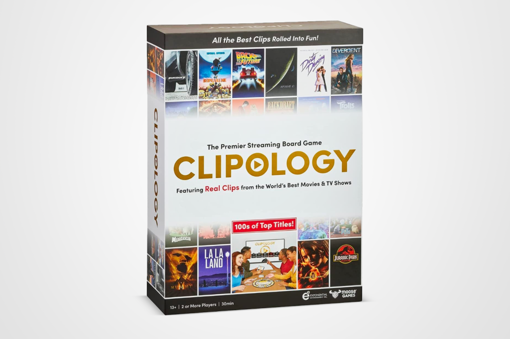 Christmas gift ideas for movie fans: Clipology game