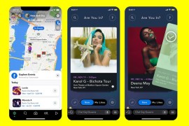 Snapchat’s latest feature enables you to discover live entertainment from Ticketmaster