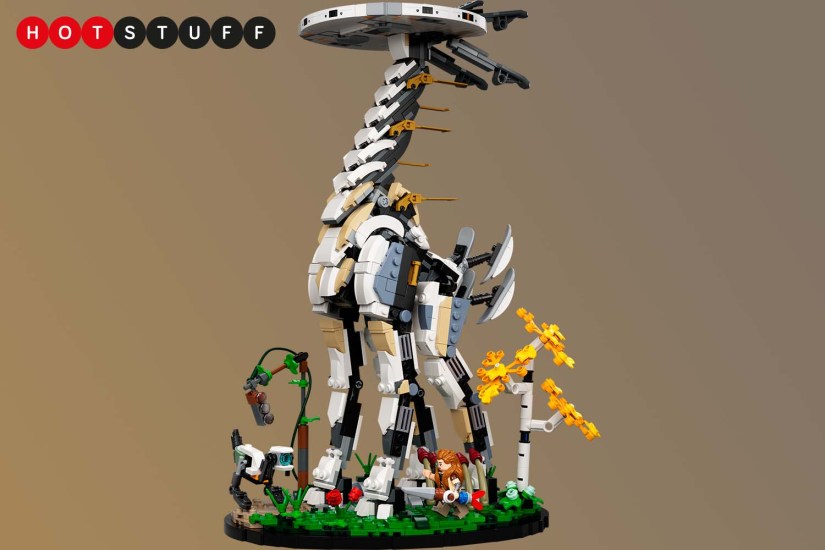 Lego collabs with PlayStation for Horizon Forbidden West Tallneck set