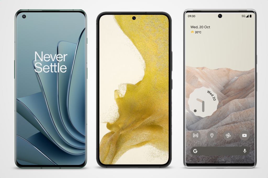 Best Android phone 2022: display comparison