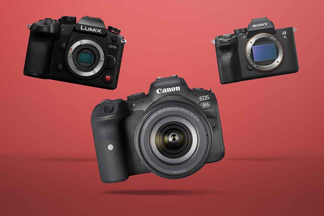 best mirrorless camera featuring Lumix GH6 Sony A7 IV and Canon EOS R6