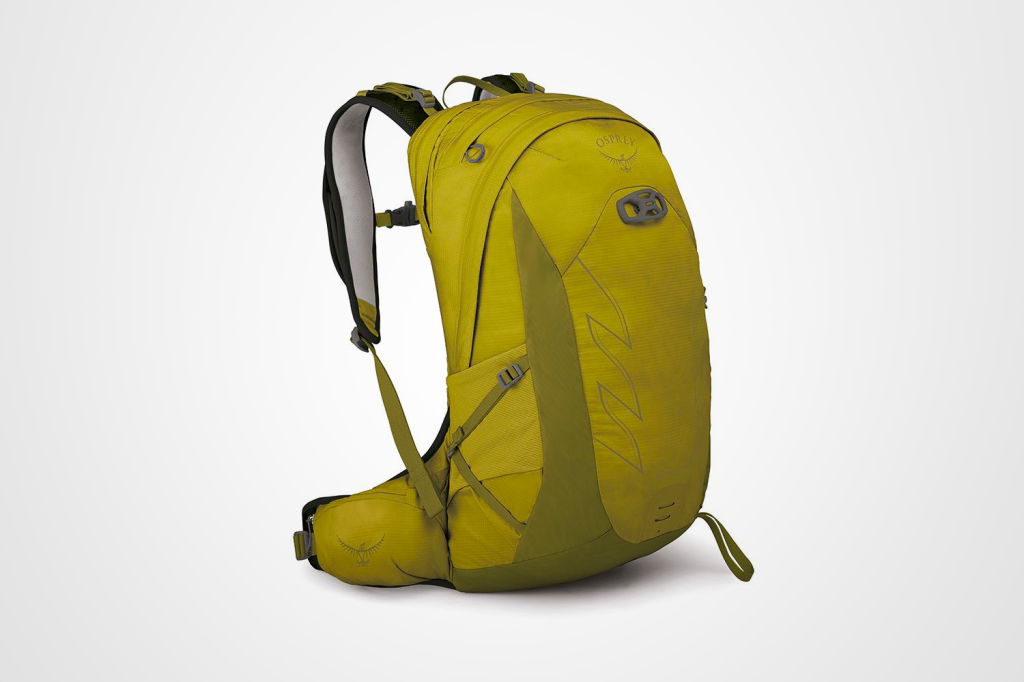 Eco Christmas gifts: Osprey Talon Earth 22 sustainable backpack