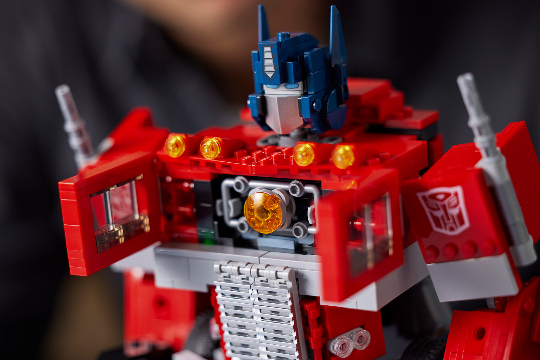 Lego Optimus Prime matrix