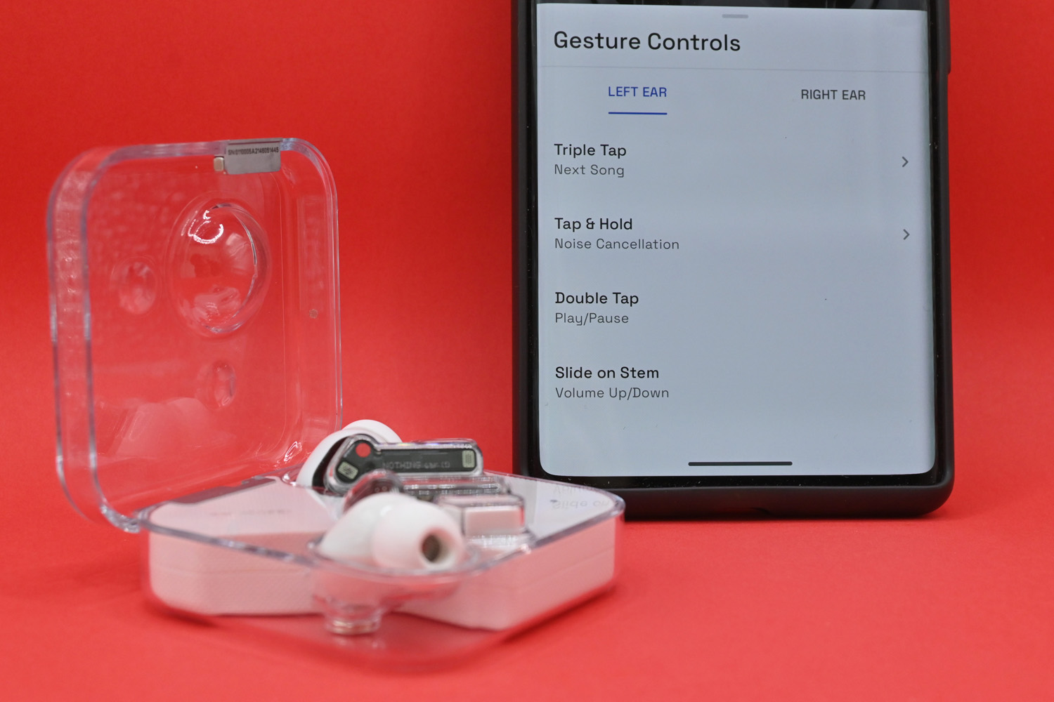 Nothing Ear 1 headphones review gesture controls